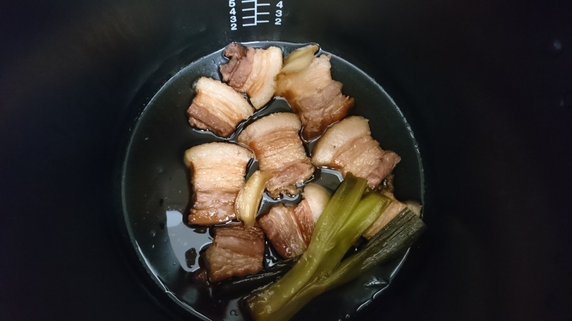 クックフォーミーで豚の角煮ができあがりました