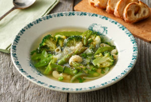 春野菜のグリーンスープ